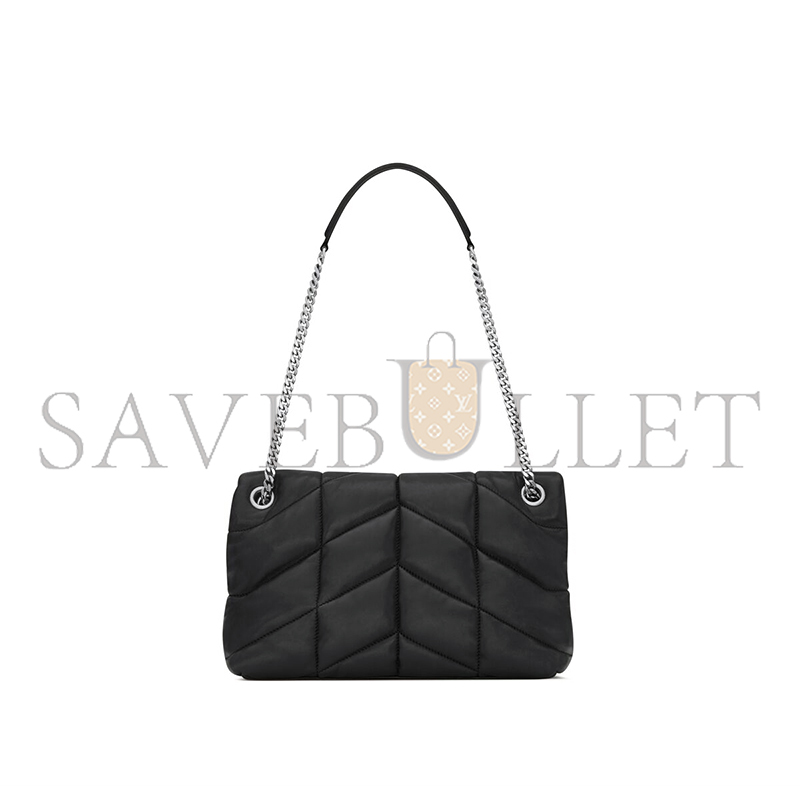 YSL PUFFER SMALL IN NAPPA LEATHER 5774761EL001000 (29*17*11cm)